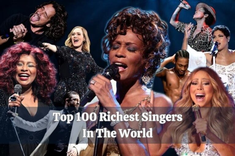 Top 100 Richest Singers In The World 01/26/2024